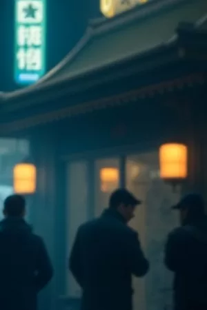 电影《盐与月光》海报，盐田夜色与低垂月亮