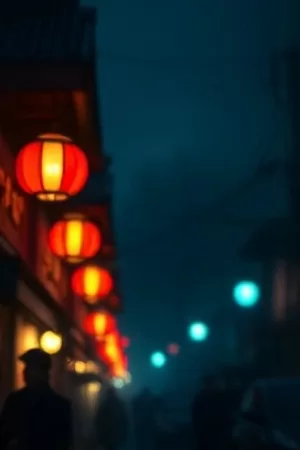 电影《静默频率》海报，调频收音机与声波光带